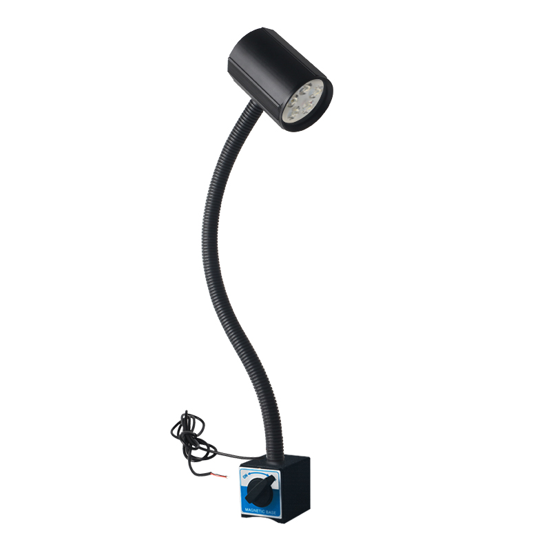 歐拓制造LED機床工作燈,三色警示燈,流水臺工作燈5W-24V-黑色-開關(guān)磁