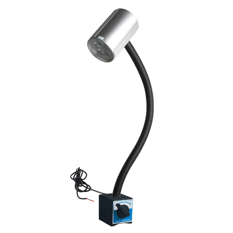 歐拓制造LED機床工作燈,三色警示燈,LED報警工作燈5W-24V-銀色-開關(guān)磁